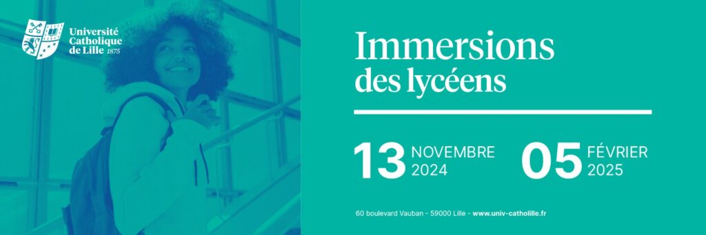 Immersion du 13 novembre ESSLIL Univ la Catho Lille