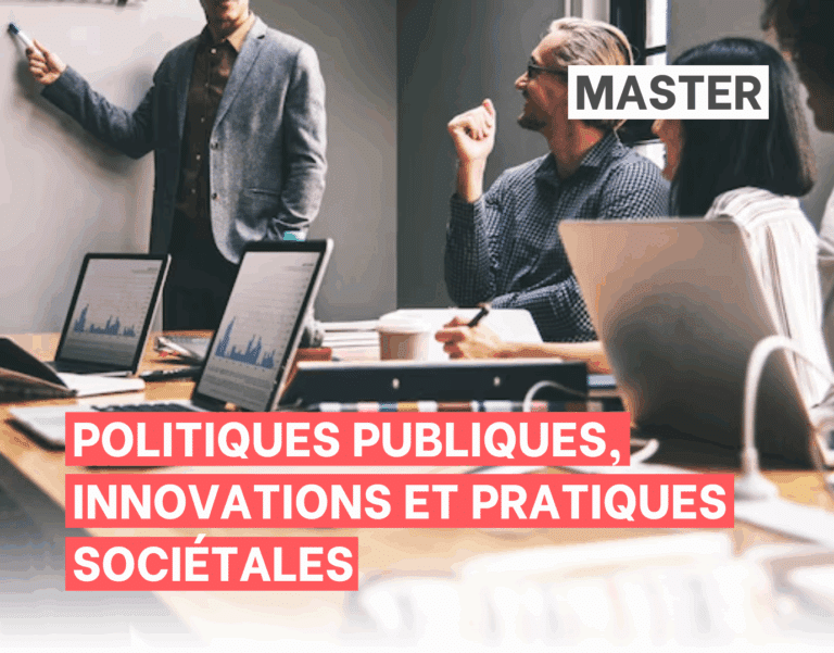 Master S.H.S parcours Politiques Publiques, Innovations et Pratiques Sociétale