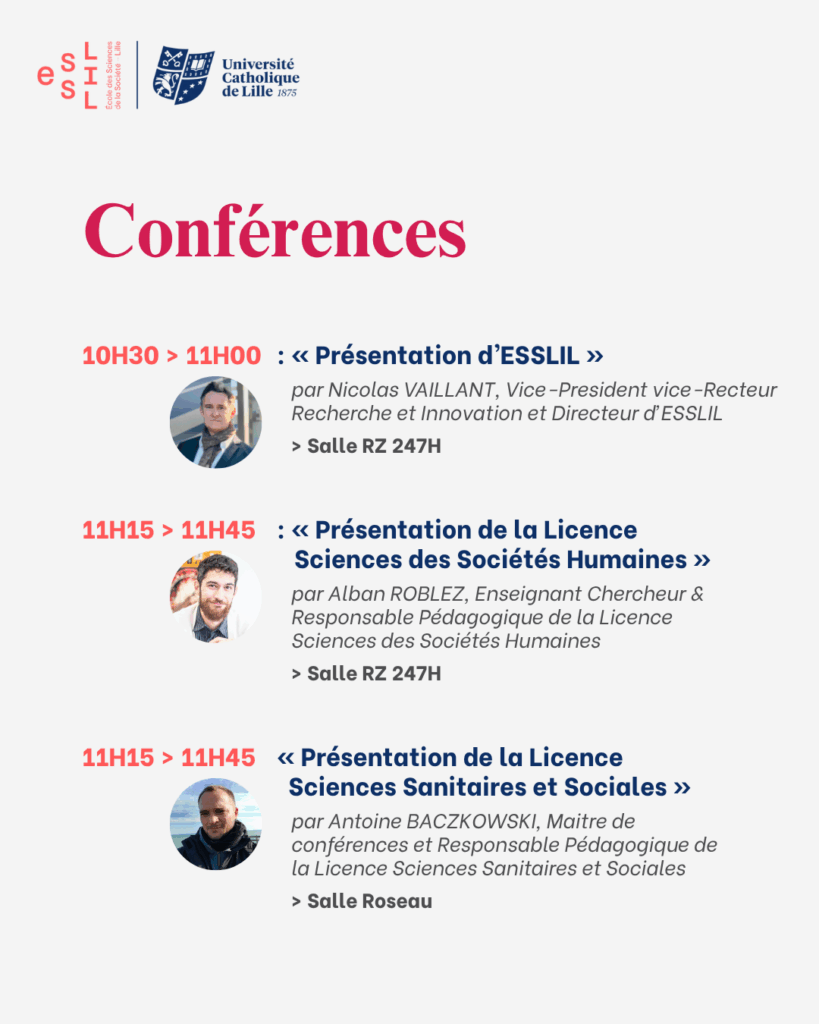 programme conférences JPO ESSLIL 29 novembre