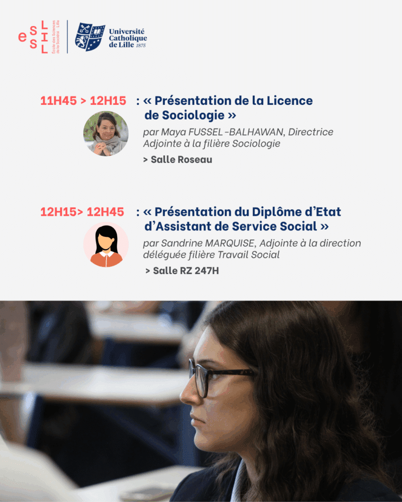programme conférences Journées Portes Ouvertes ESSLIL 29 novembre