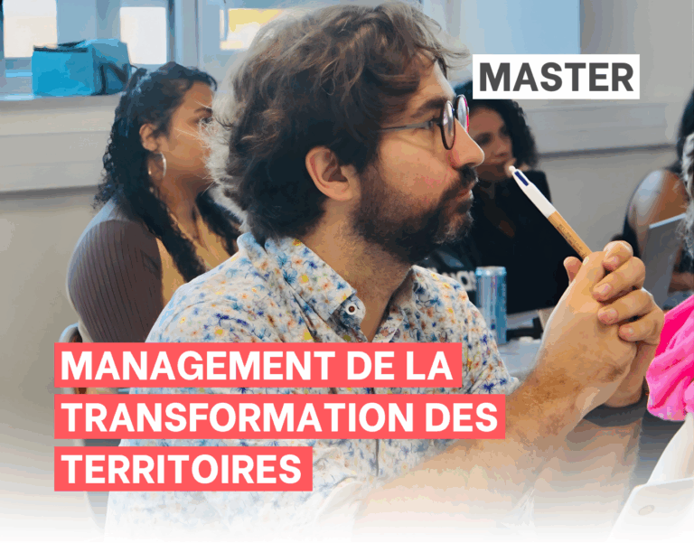 MASTER SHS, parcours « Management de la transformation des territoires »