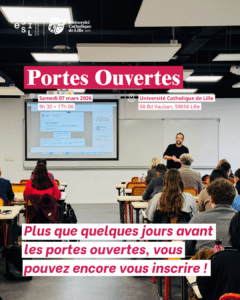 Samedi 7 mars 2026 : une journée portes ouvertes pour construire votre orientation, du lycée au master